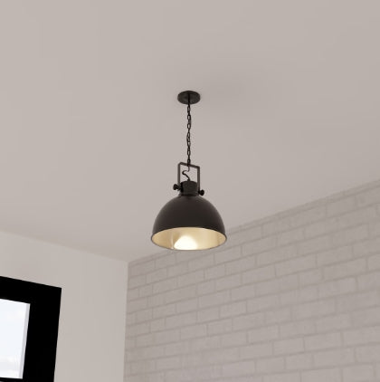 Pandantiv Atmosphere din bazalt, 30 cm, metal