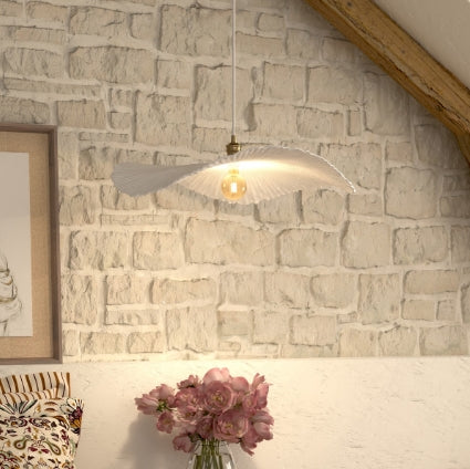 Pandantiv Atmosphere Tehani, 57 cm, alb