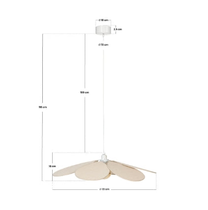 Pandantiv Atmosphere Naya, 72 cm, in