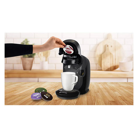 Espressor Bosch Tassimo Style TAS1102, 1400 W, 3,3 bari, 0,7 l, Autocurățare și detartrare, Capsule, Negru
