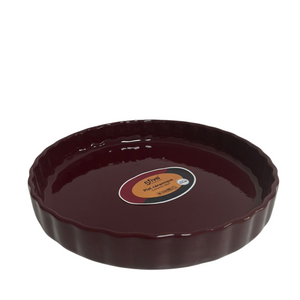 Formă/farfurie de tartă Secret de Gourmet, Ceramică, 28x4.5 cm, 2.3 L, Bordeaux