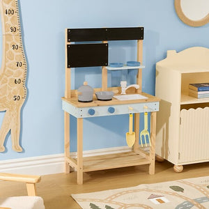 Atmosferă de magazin pentru copii din lemn Aksel, 60x99 cm, MDF, Verde