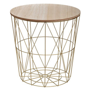 Masă laterală Atmosphera Kumi, Metal, 40 cm