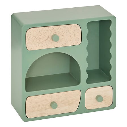 Cutie de bijuterii Atmosphera Cheri, Lemn, Asortate, 26 cm