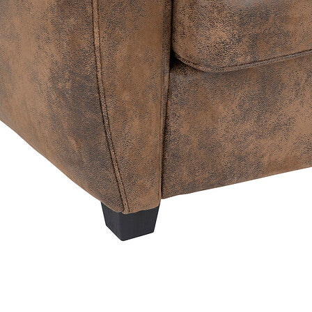 Canapea Atmosphera Stanis Vintage cu două locuri, maro