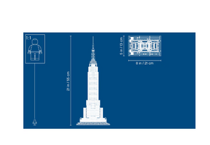LEGO® Architecture - Empire State Building 21046, 1767 piese
