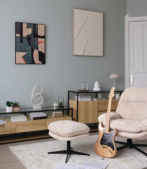 Taburet Atmosphera Stelan, bej, 53x48x44 cm