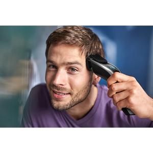 Mașină de tuns Philips HC9450/15, baterie Li-ion, 0,5-42 mm, 400 de niveluri, lame din titan, negru/argintiu