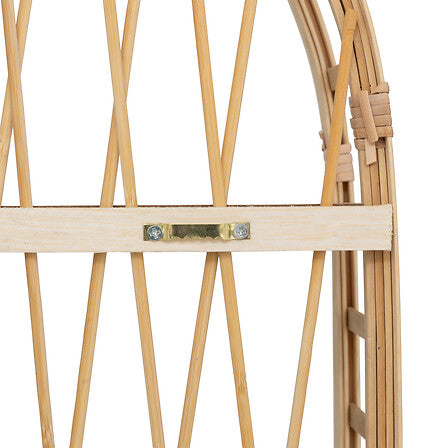 Raft de perete Atmosphera Anahi, MDF, Bambus, 74x45 cm