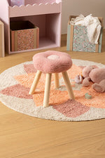 Scaun pentru copii Atmosphera Flower, Boucle, Roz