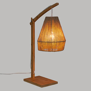 Lampă de masă Atmosphera Palm Cocktail, 55 cm, Bambus