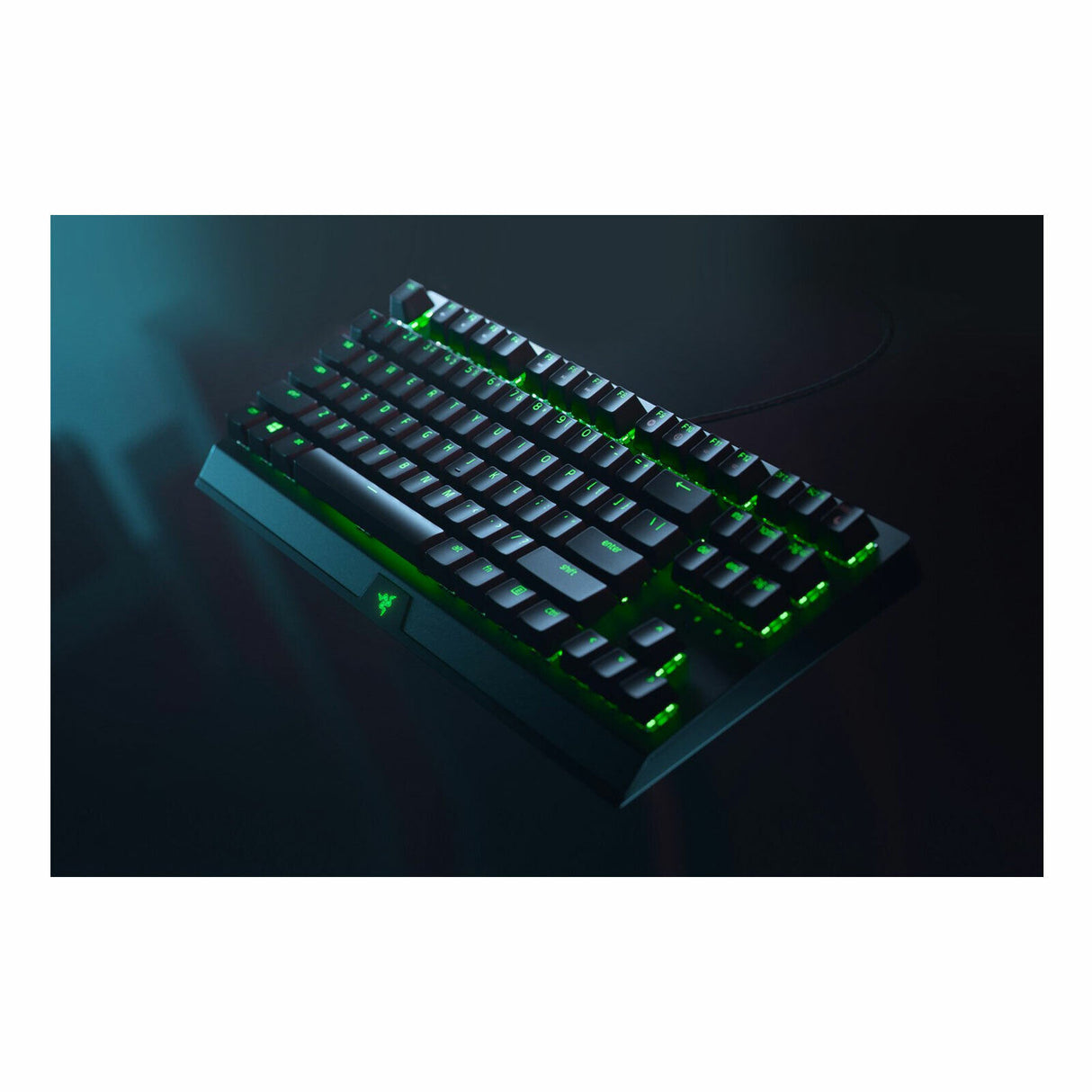 Tastatură de gaming Razer BlackWidow V3 TKL, switch-uri optice verzi, neagră