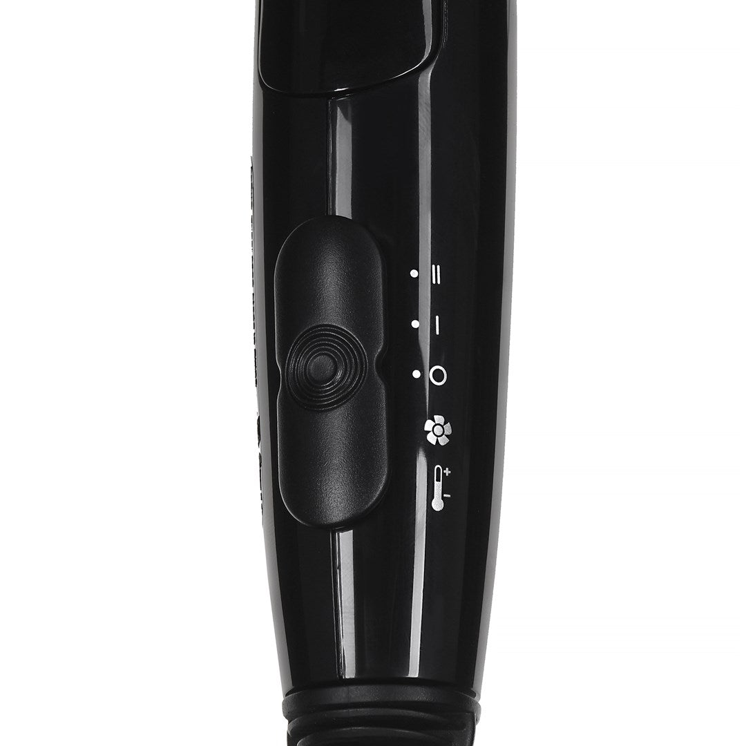 Uscător de păr Braun Satin Hair HD 350, 1600 W, 1 viteză, 2 setări de temperatură, funcție ionica, negru