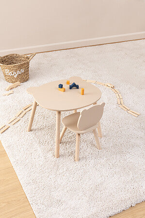 Детска маса atmosphera Douceur Bear, MDF, Бежова