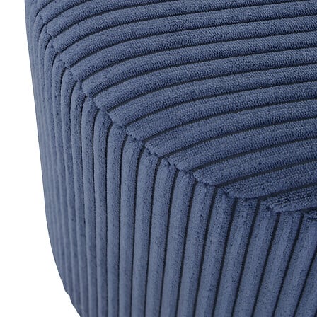 Puf Atmosphera Sylia, catifea de rapiță, Ø38 cm