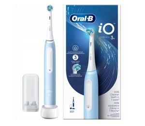 Periuță de dinți electrică, Oral-B iO Series 3 Ice Blue 730850, Alabastr, Albastru