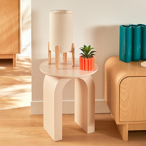 Masă laterală Atmosphera Stoa, MDF, Ø40 cm