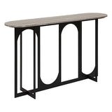 Конзола atmosphera Tusco, Метал и MDF мраморен ефект, 140x34x79 cm - Homesector