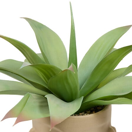 Изкуствено растение atmosphera Sien Agava, 48 cm,  Керамика