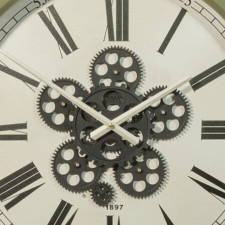 Стенен часовник atmosphera Argo, механизъм, метал и стъкло, Ø52 cm