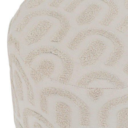 Pouf atmosferă Copas, Bej, Ø38 cm