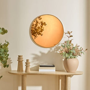 Огледало atmosphera Alice, Амбър, Ø50 cm