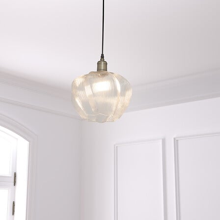 Lampă suspendată Atmosphera Phylas, 37,5 cm, sticlă