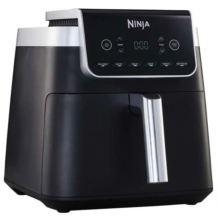 Friteuză cu aer cald Ninja Max Pro AF180EU, Capacitate 1,2 kg, 2000 W, Interval de temperatură 40 - 240 °C, Oprire automată, Temperatură reglabilă, 6 programe, Negru