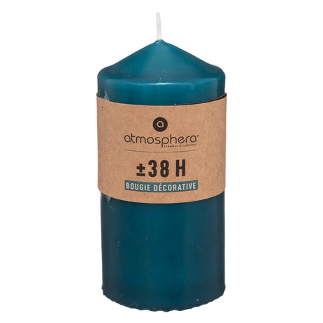 Lumânare neparfumată Atmosphera Hugo, Rotundă, 7x13 cm