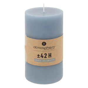 Lumânare neparfumată Atmosphera Hugo, Rotundă, 7x13 cm