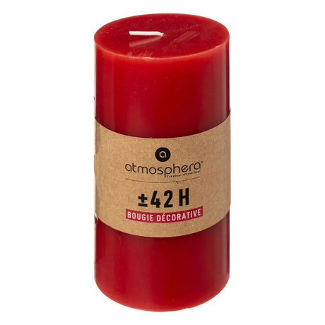 Lumânare neparfumată Atmosphera Hugo, Rotundă, 7x13 cm