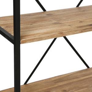 Raft Atmosphera Edena, 4 rânduri, 90x141 cm, salcâm