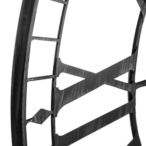 Ceas de perete Atmosphera Tibor, Vintage, Ø88 cm, Metal negru