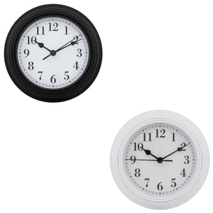 Ceas de perete Atmosphera Evan, cu ornamente, Ø22 cm, Plastic, Asortat