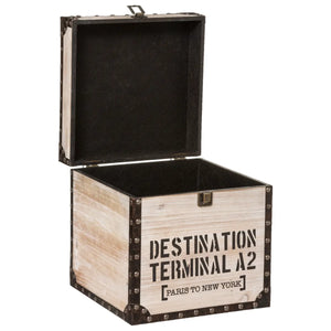 Set cutii depozitare Atmosphera Alberto, 3 buc., MDF