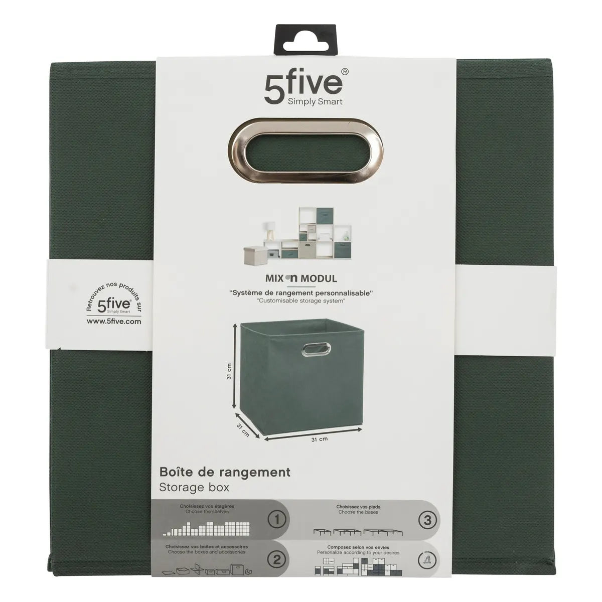 Cutie de depozitare 5five Mix &amp; Modul, Melange, 31x31 cm