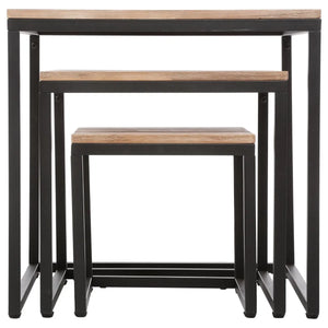 Masă de cafea Atmosphera Edéna, salcâm, 3 piese