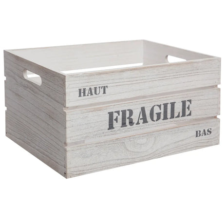 Set de cutii de depozitare Atmosphera Ylias, 6 buc, Alb