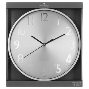 Ceas de perete Atmosphera Anae, Ø30 cm, Plastic și metal