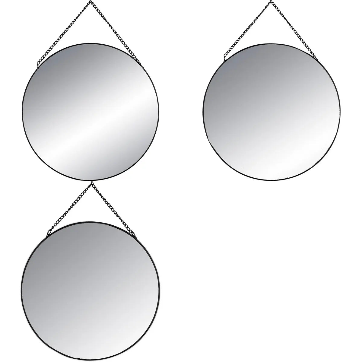Set oglinzi atmosferice Leny, D.20/24/29 cm, 3 buc.