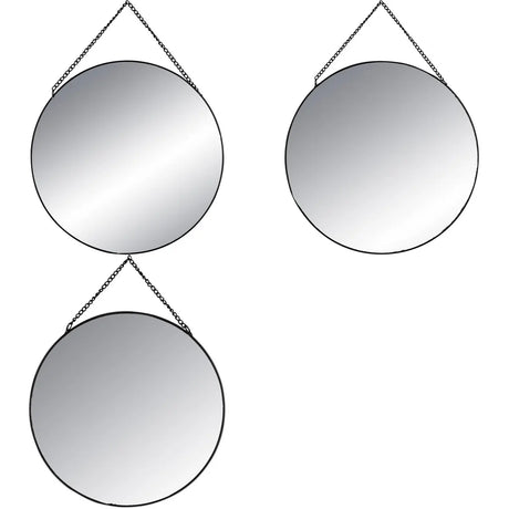 Set oglinzi atmosferice Leny, D.20/24/29 cm, 3 buc.