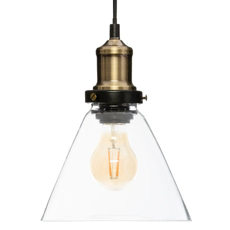 Lampă suspendată Atmosphera Alak, 18 cm, sticlă