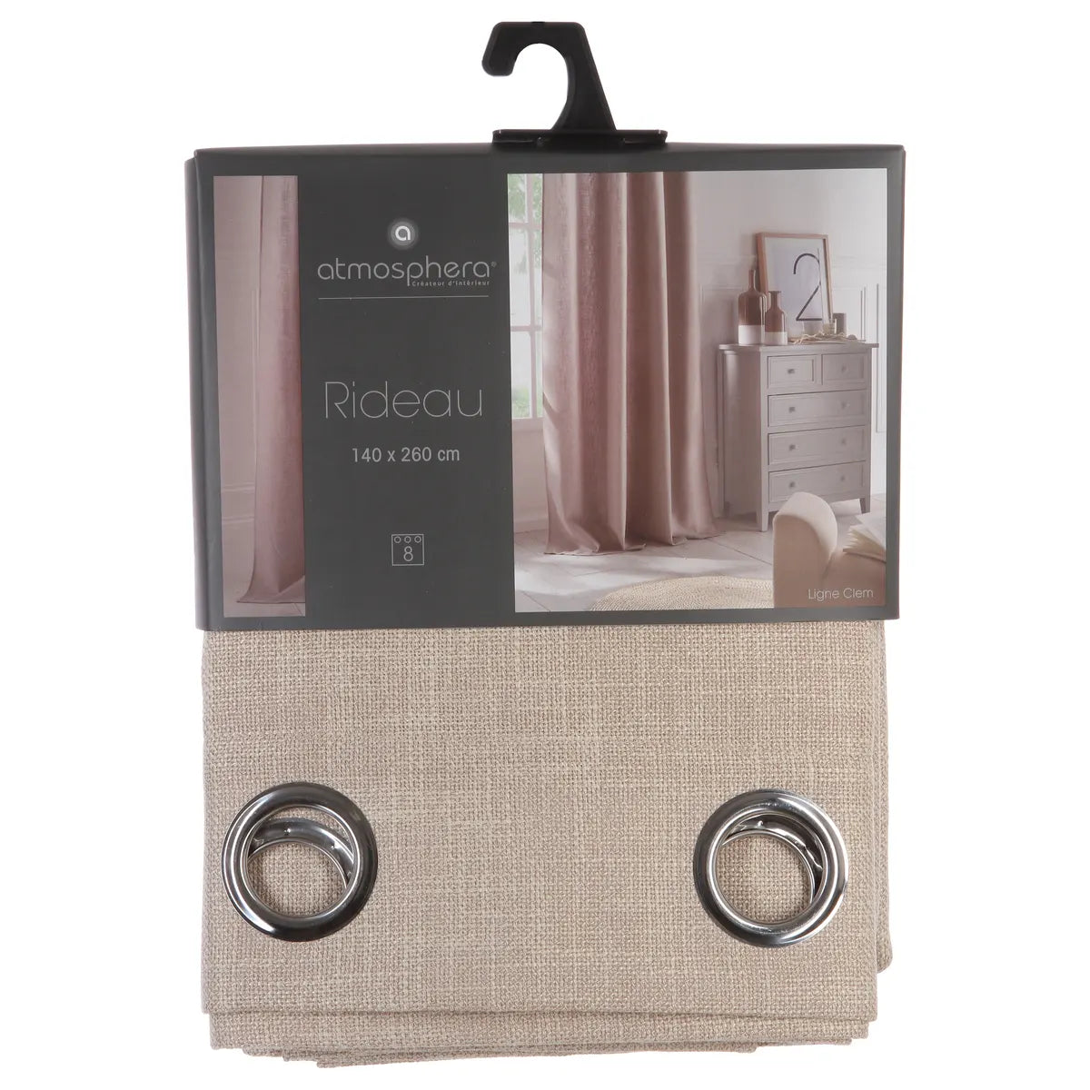 Cortina Atmosphere Clem, 140x260 cm