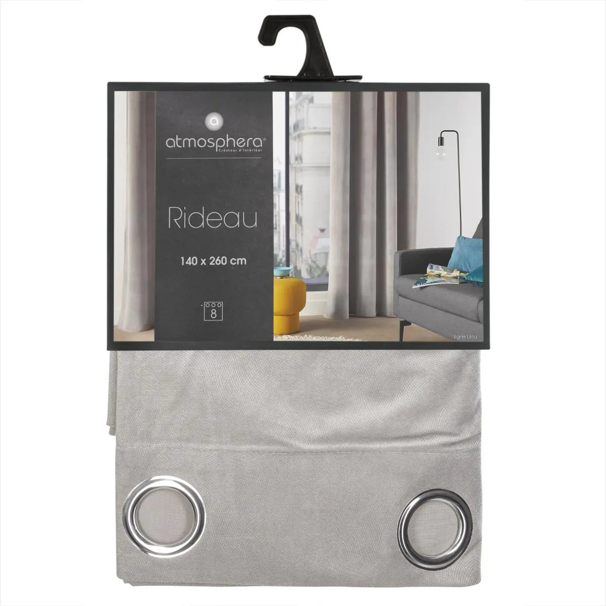 Perdea atmosferă Lilou, 140x260 cm