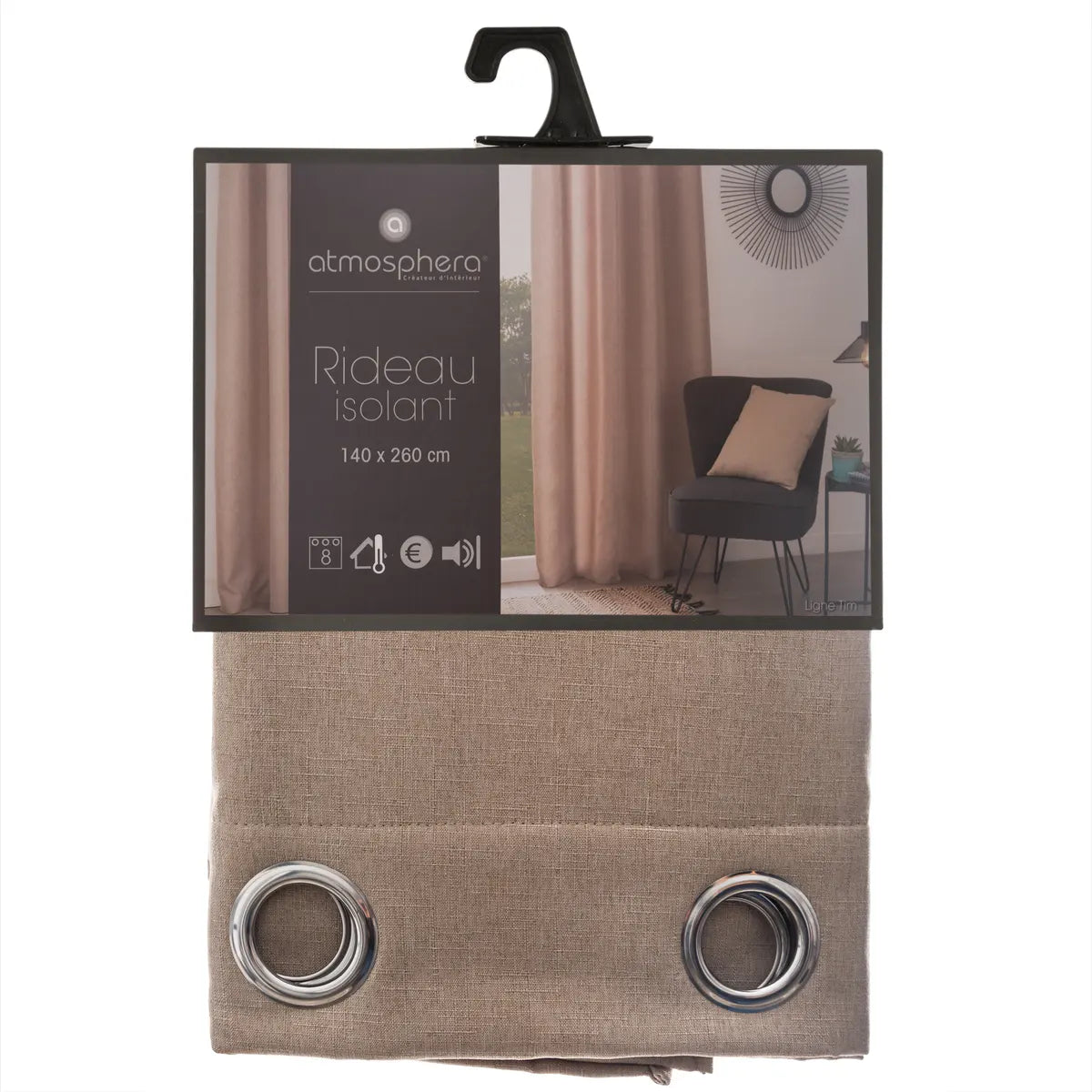 Cortina termică atmosferică Tim, 140x260 cm