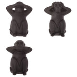 Figurină decorativă Atmosphera Wisdom, Rășină, 23 cm, 3 buc.