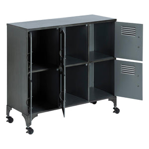 Comodă Atmosphera Sevin, 90x89 cm, Gri închis