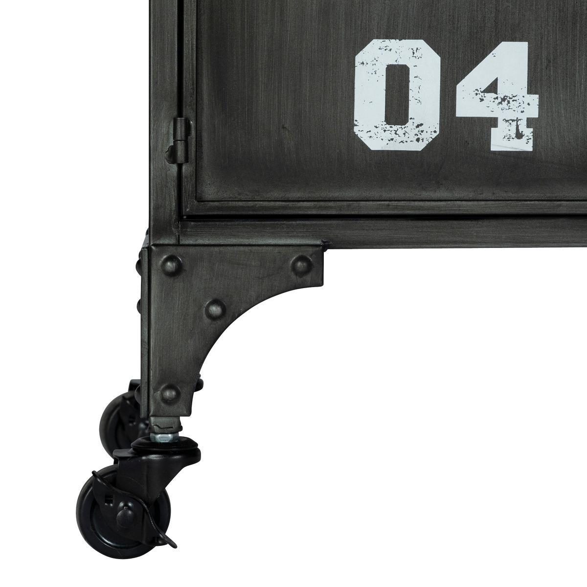 Comodă Atmosphera Sevin, 90x89 cm, Gri închis