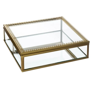 Set de cutii pentru depozitarea bijuteriilor Atmosphera Spirit, 2 buc, sticlă