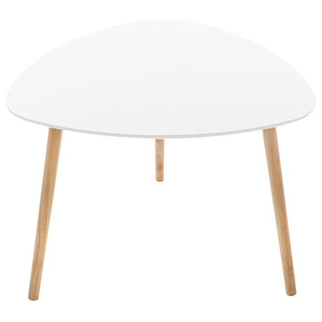 Masă de cafea Atmosphera Mileo, Albă, 3 piese, 34/47/60 cm